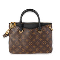 Louis Vuitton Louis Vuitton Monogram Canvas & Black Leather Pallas BB