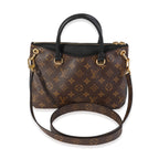Louis Vuitton Louis Vuitton Monogram Canvas & Black Leather Pallas BB