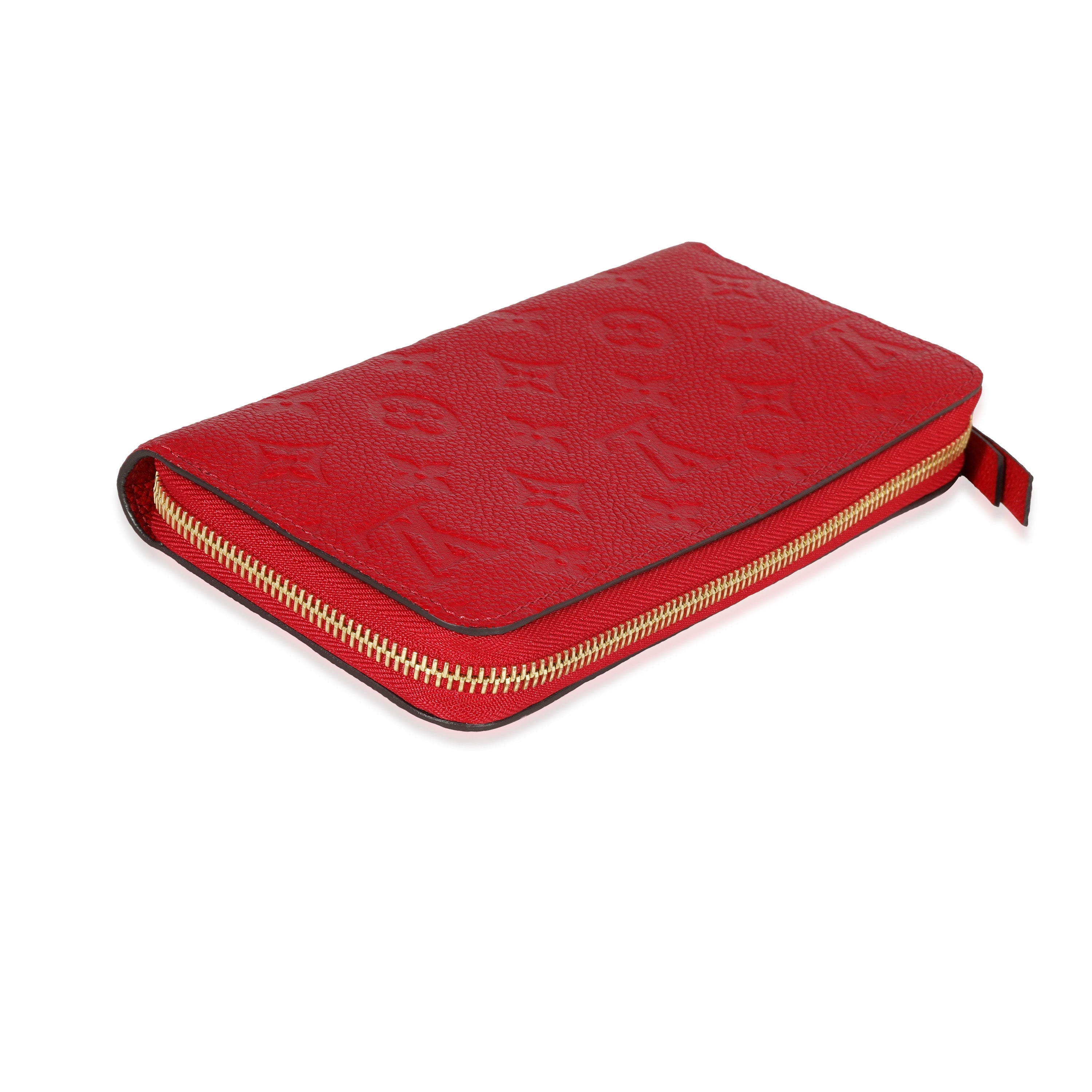 Louis Vuitton Louis Vuitton Red Monogram Empreinte Zippy Wallet