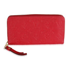 Louis Vuitton Louis Vuitton Red Monogram Empreinte Zippy Wallet