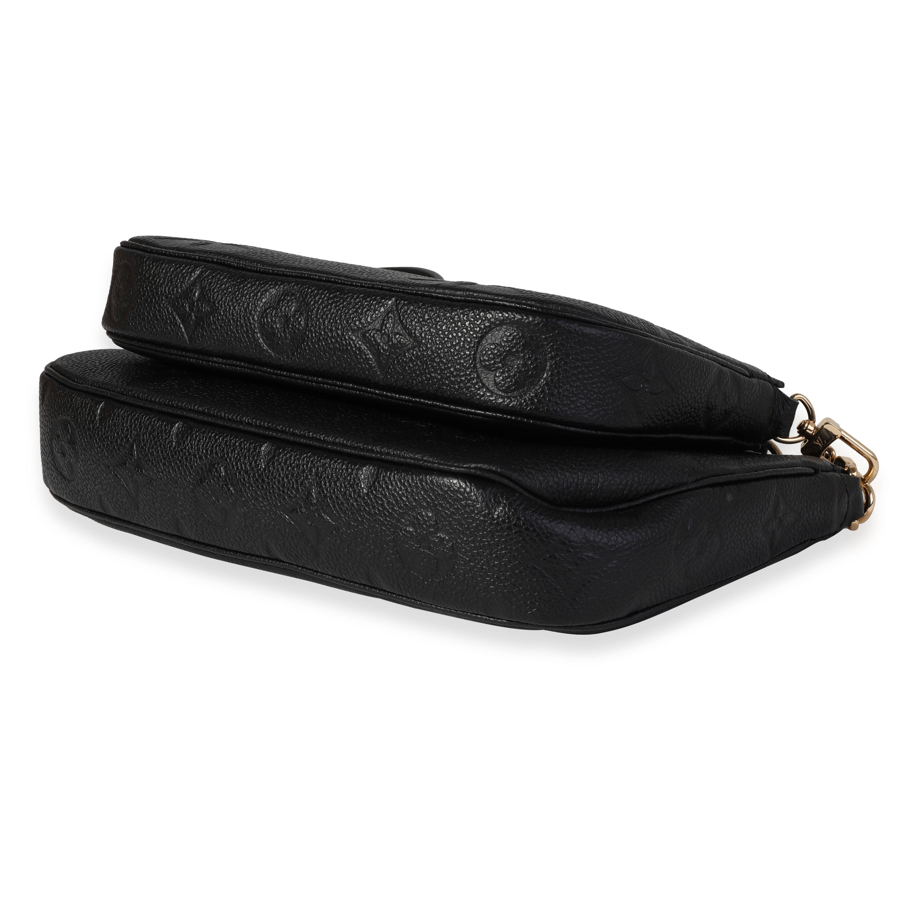Louis Vuitton Louis Vuitton Black Monogram Empreinte Multi-Pochette Accessoires