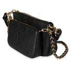 Louis Vuitton Louis Vuitton Black Monogram Empreinte Multi-Pochette Accessoires