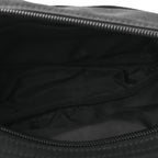 Balenciaga Recycled Sport Nylon Logo Embroidered Wheel Sling Bag Black White