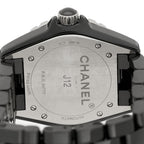 Chanel Stainless Steel Ceramic 38mm J12 Phantom Automatic Watch Black
