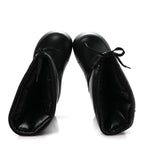 Balenciaga Shiny Super Soft Calfskin Mens Alaska High Boots 43-44 Black