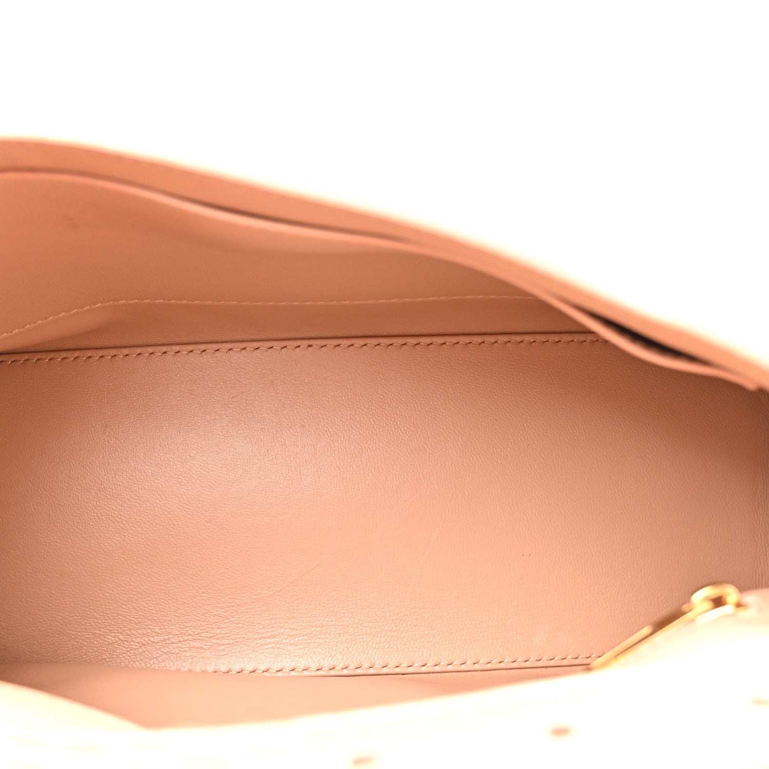 Balenciaga Extra Supple Calfskin Crocodile Embossed Small Downtown Shoulder Bag Nude Beige