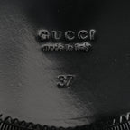 Gucci Calfskin Slim Horsebit Over The Knee High Boots 37 Black