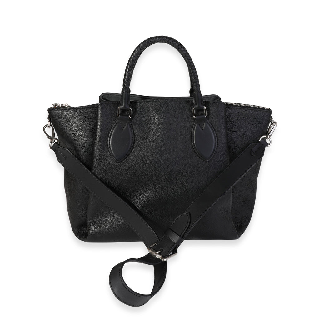 Louis Vuitton Louis Vuitton Black Mahina Leather Haumea Bag