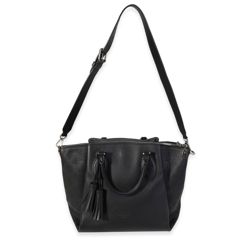 Louis Vuitton Louis Vuitton Black Mahina Leather Haumea Bag