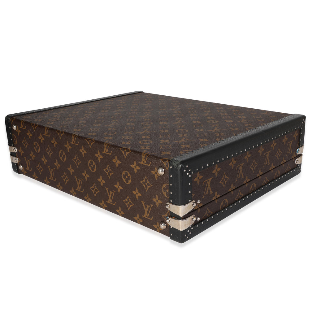 Louis Vuitton Monogram Macassar President Briefcase
