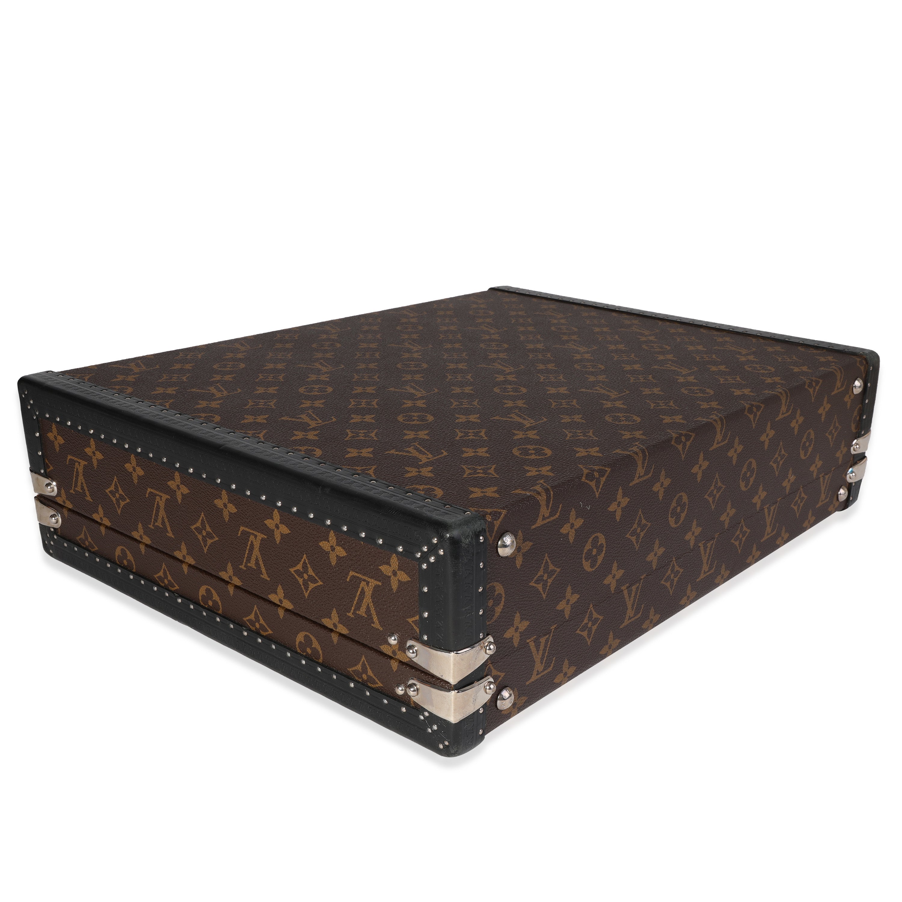 Louis Vuitton Monogram Macassar President Briefcase