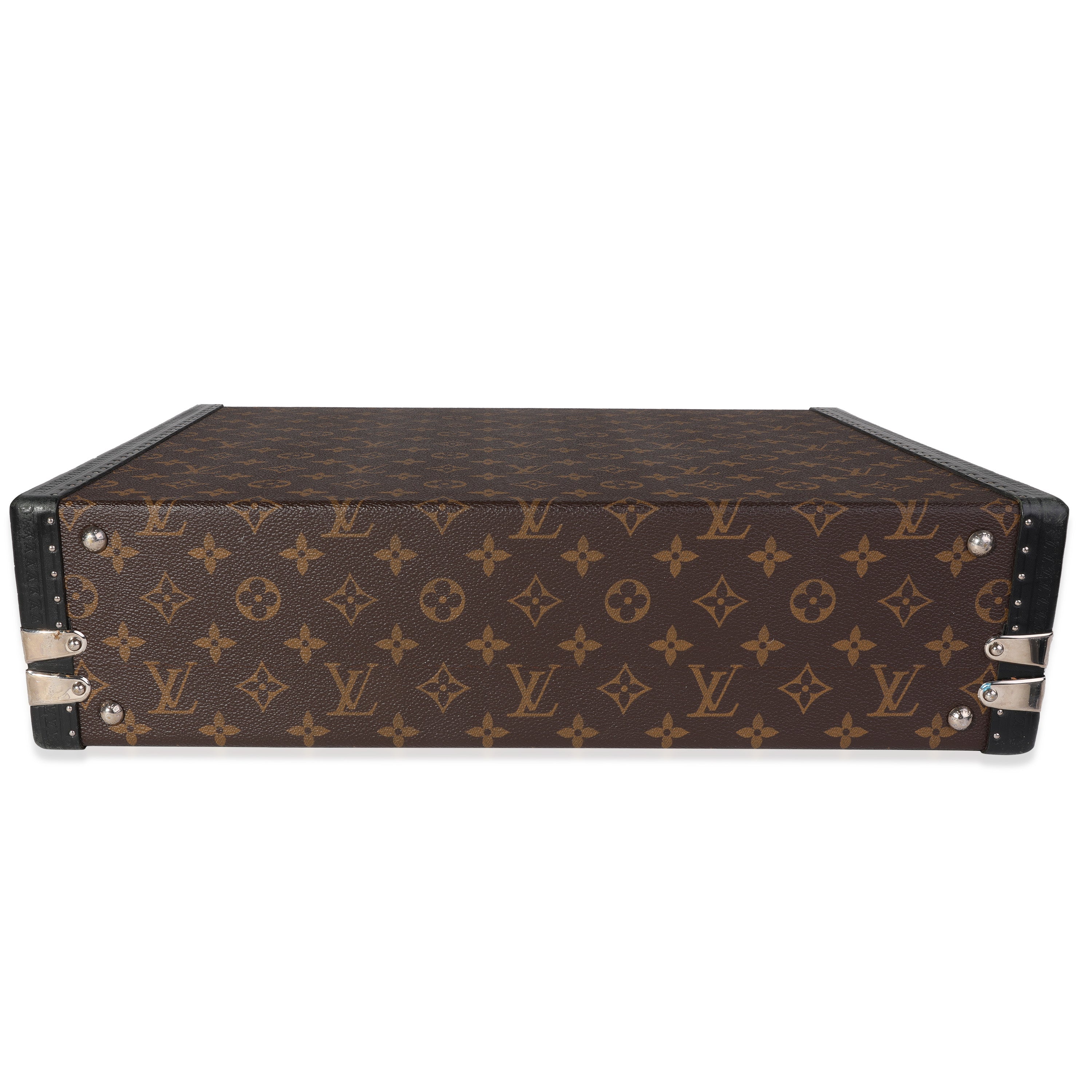Louis Vuitton Monogram Macassar President Briefcase