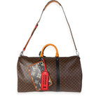 Louis Vuitton Louis Vuitton Monogram Patchwork Keepall Bandoulière 50