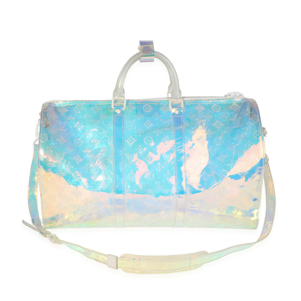 Louis Vuitton Louis Vuitton x Virgil Abloh PVC Prism Keepall Bandoulière 50