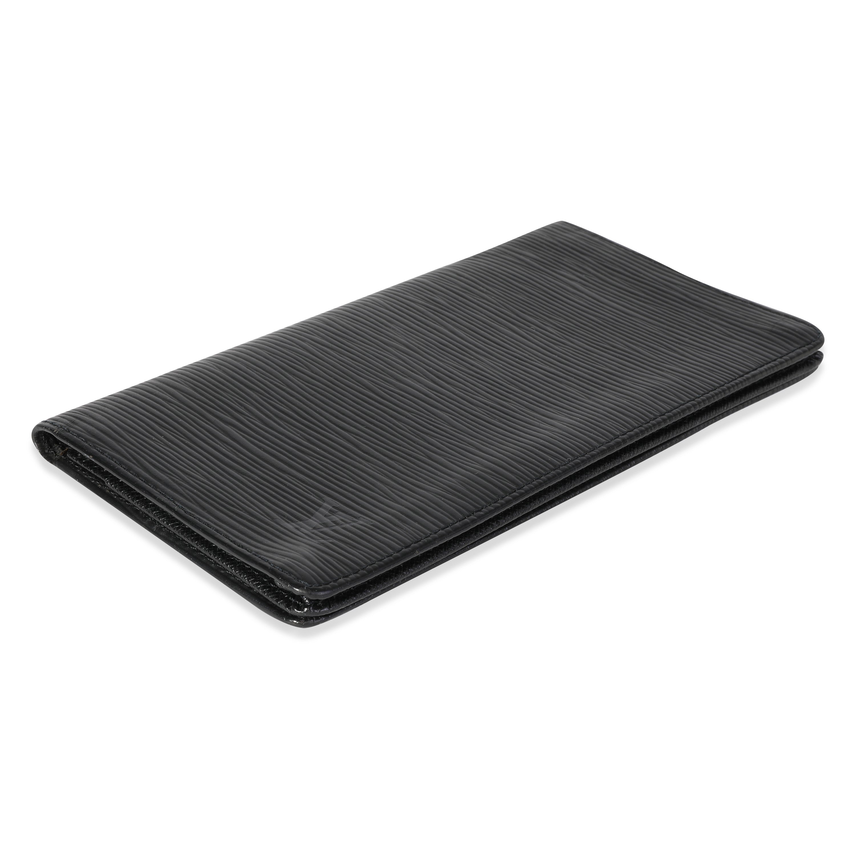 Louis Vuitton Louis Vuitton Black Epi Vertical Wallet