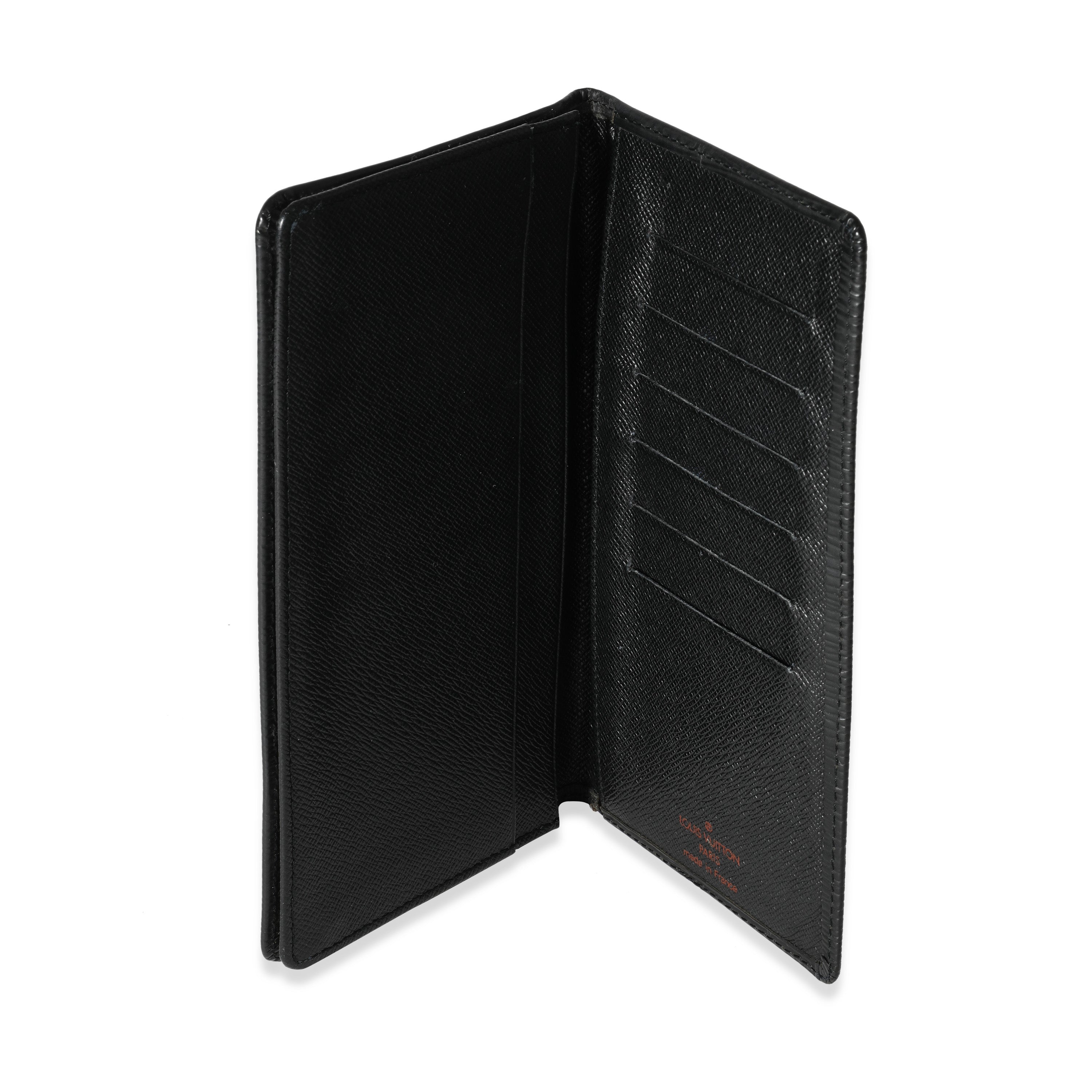 Louis Vuitton Louis Vuitton Black Epi Vertical Wallet