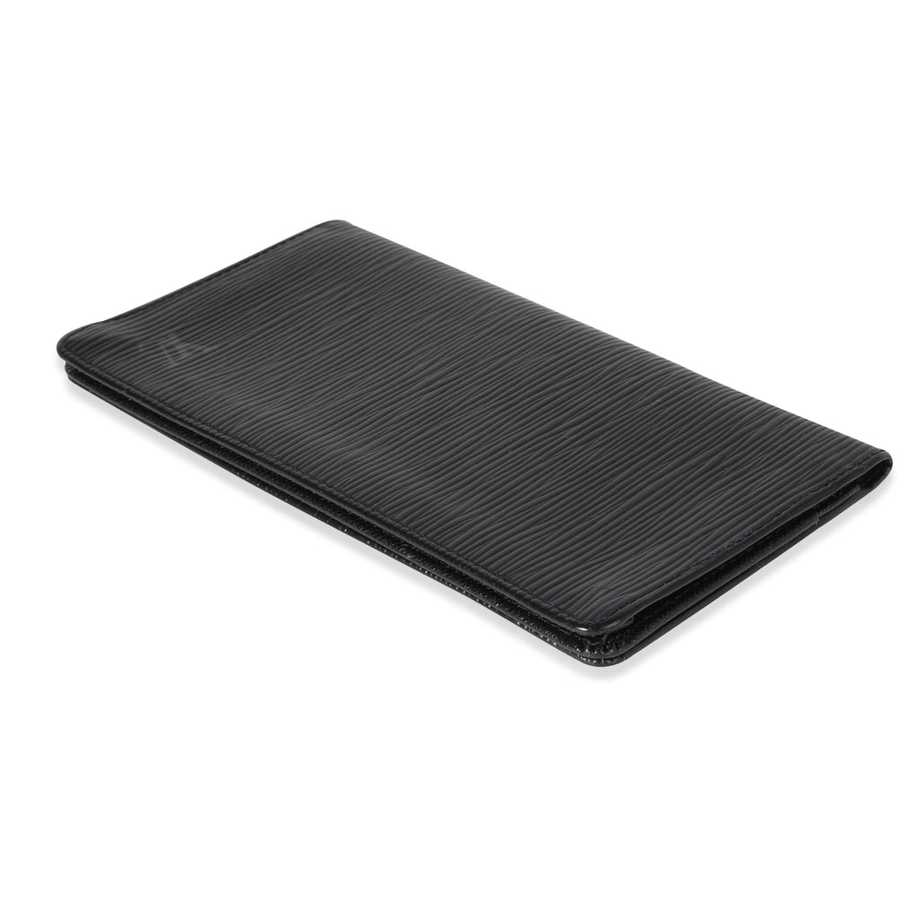 Louis Vuitton Louis Vuitton Black Epi Vertical Wallet