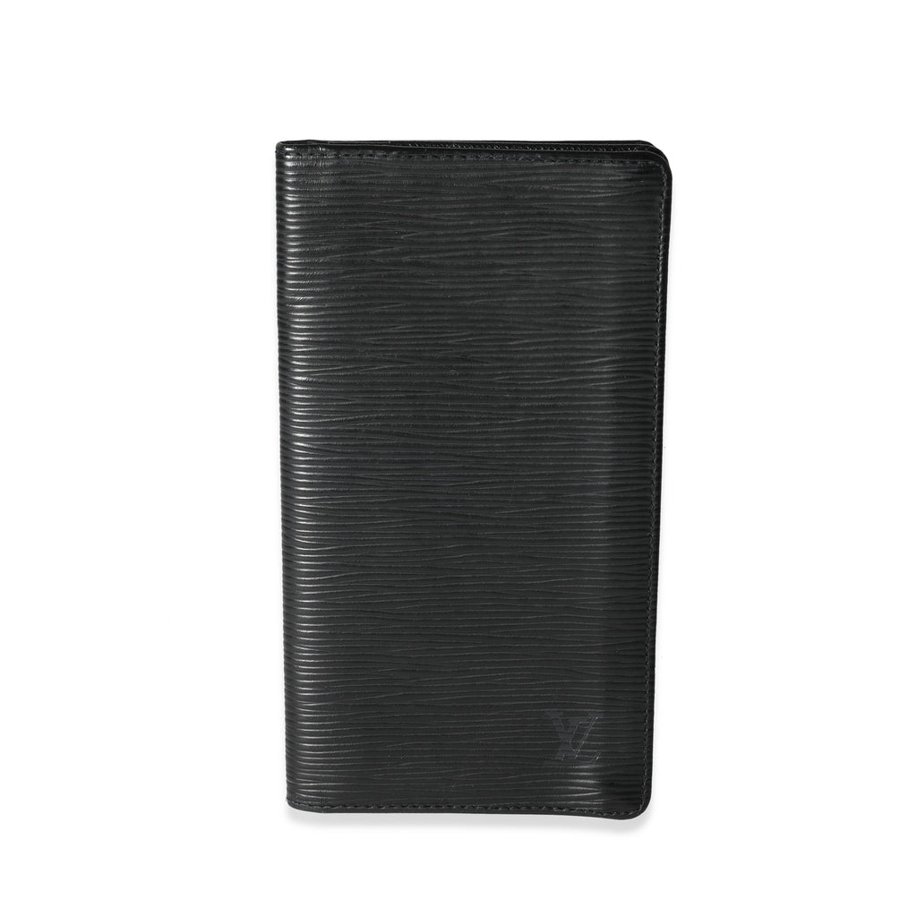Louis Vuitton Louis Vuitton Black Epi Vertical Wallet