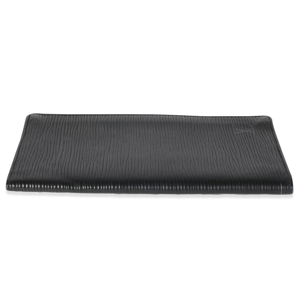 Louis Vuitton Louis Vuitton Black Epi Vertical Wallet