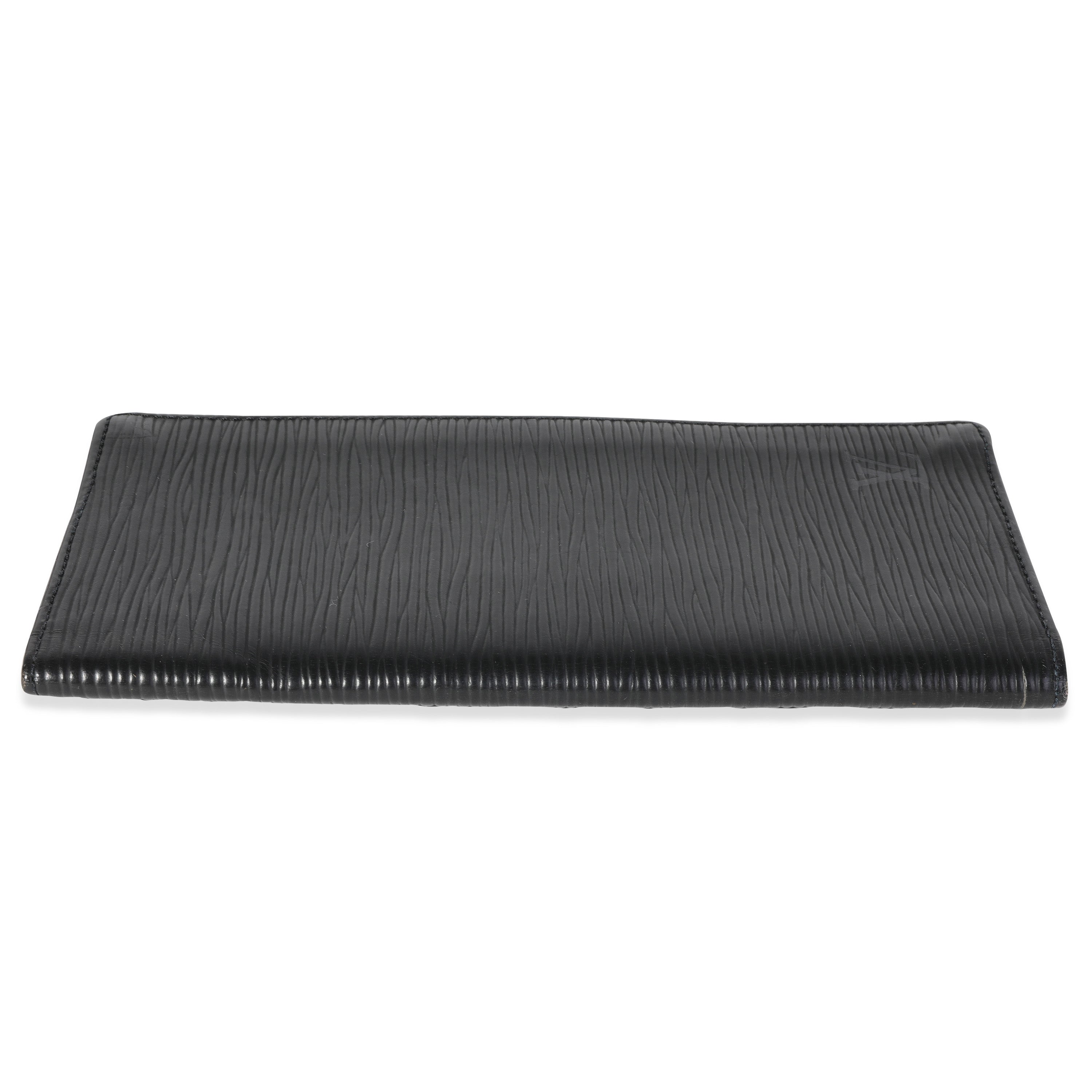 Louis Vuitton Louis Vuitton Black Epi Vertical Wallet