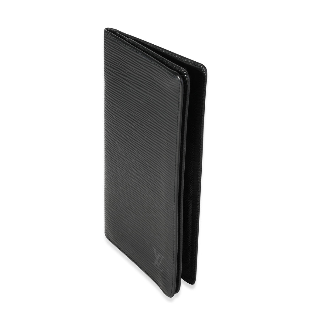 Louis Vuitton Louis Vuitton Black Epi Vertical Wallet