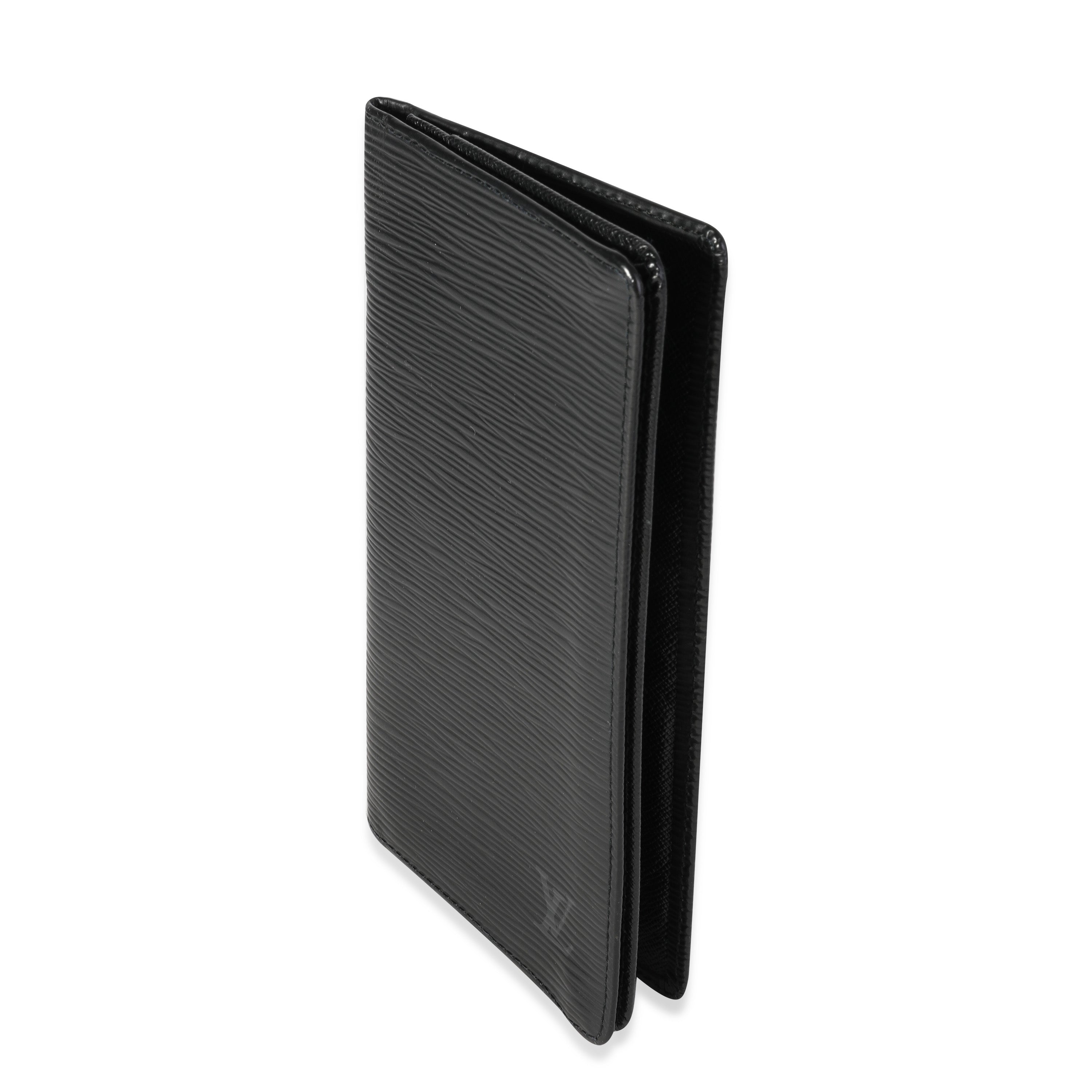 Louis Vuitton Louis Vuitton Black Epi Vertical Wallet