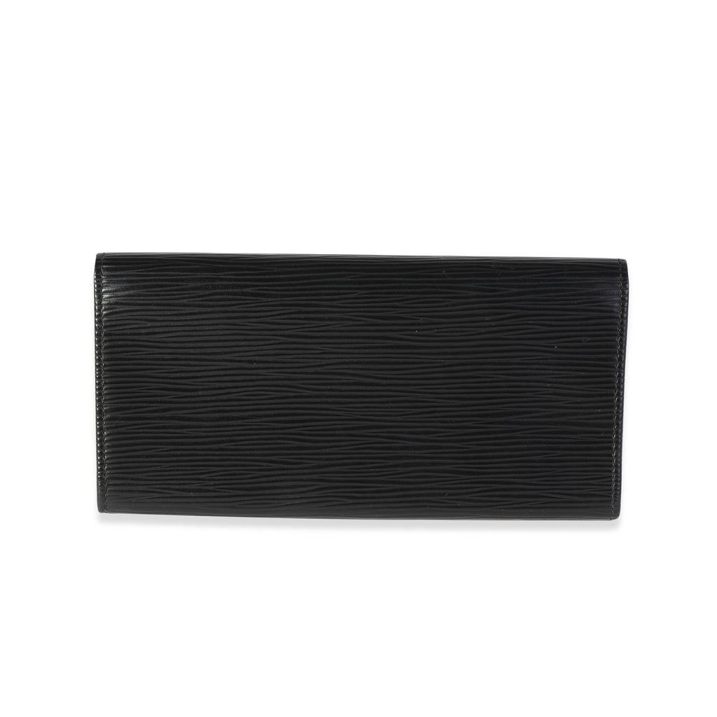 Louis Vuitton Louis Vuitton Black Epi Leather Wallet
