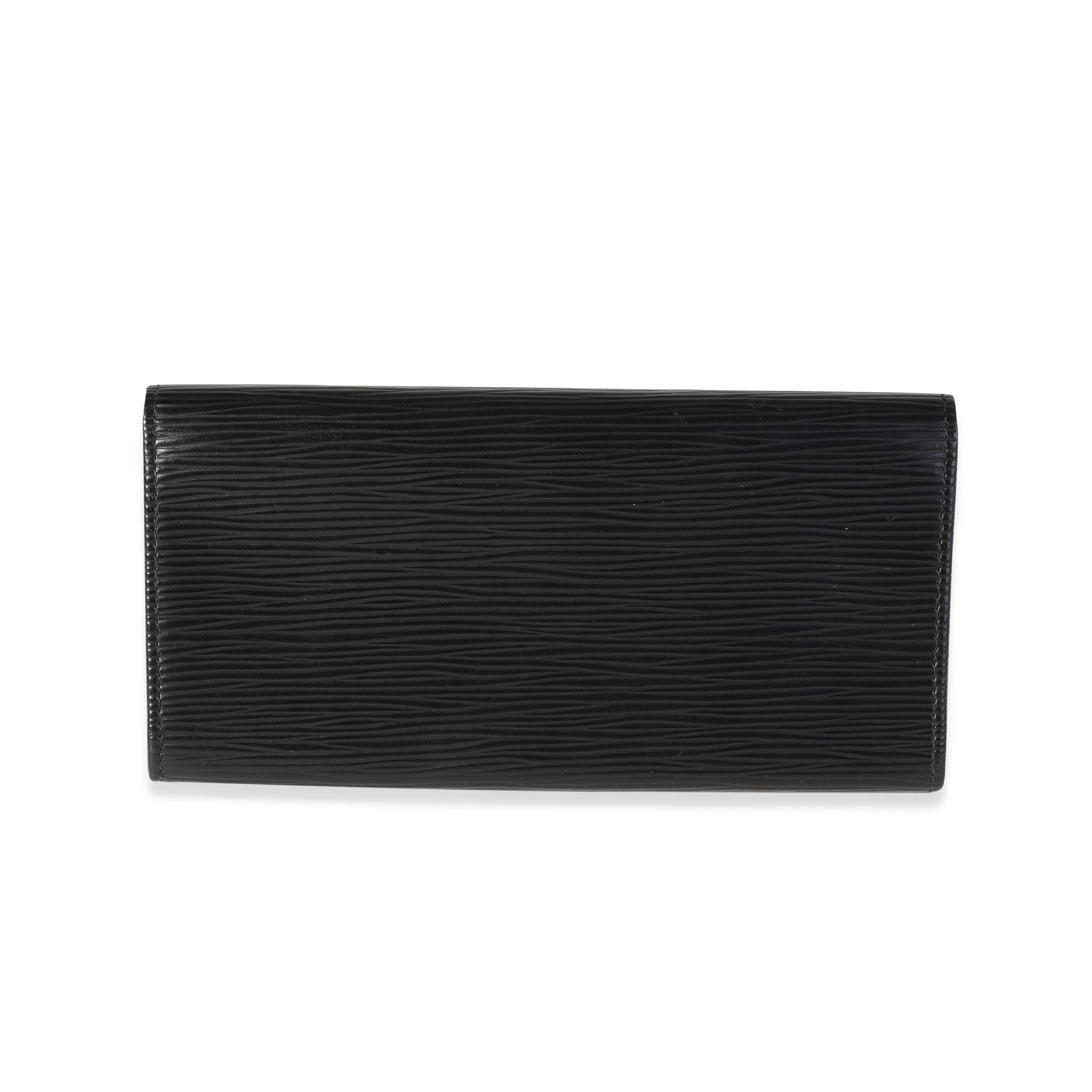 Louis Vuitton Louis Vuitton Black Epi Leather Wallet