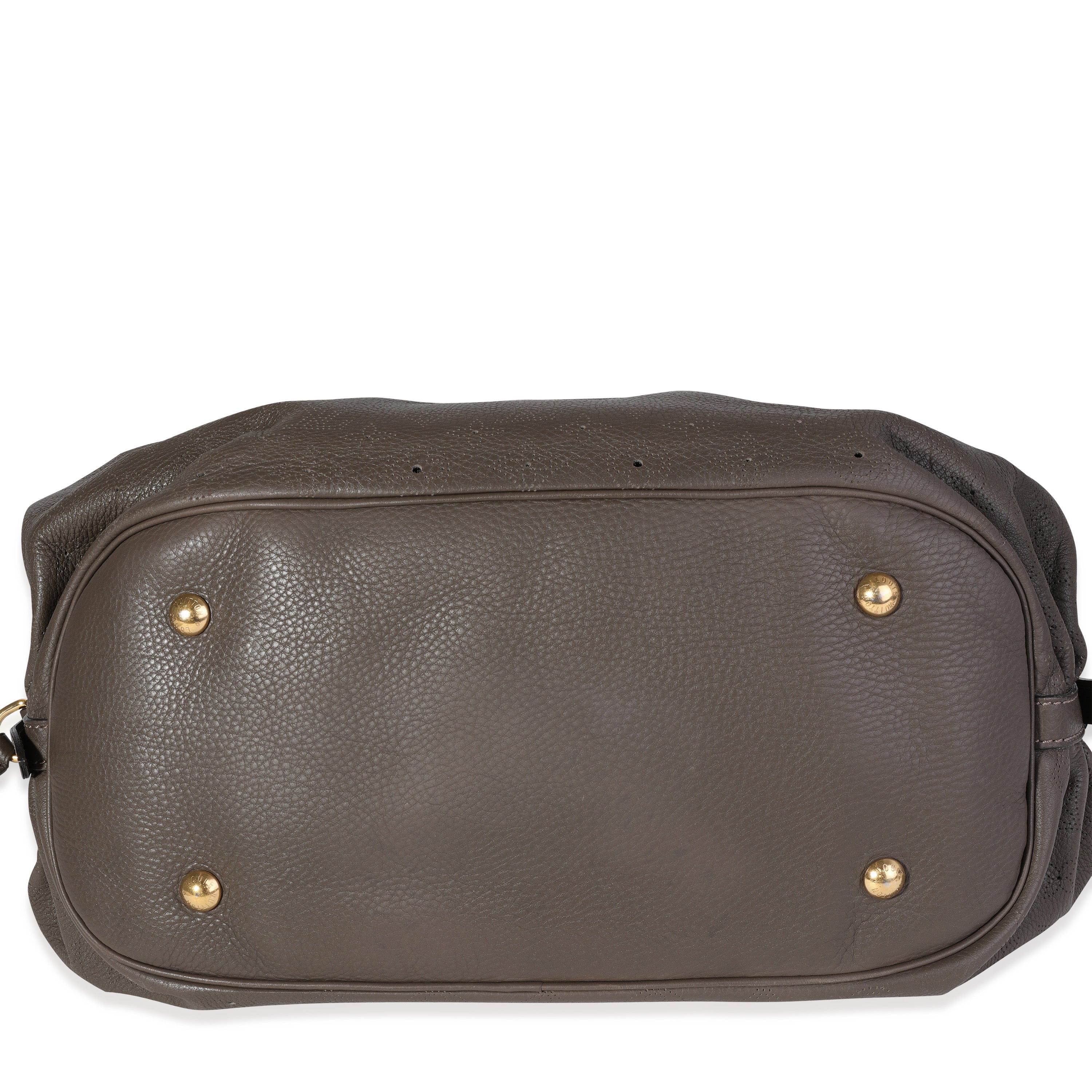 Louis Vuitton Louis Vuitton Taupe Mahina Leather XL Hobo