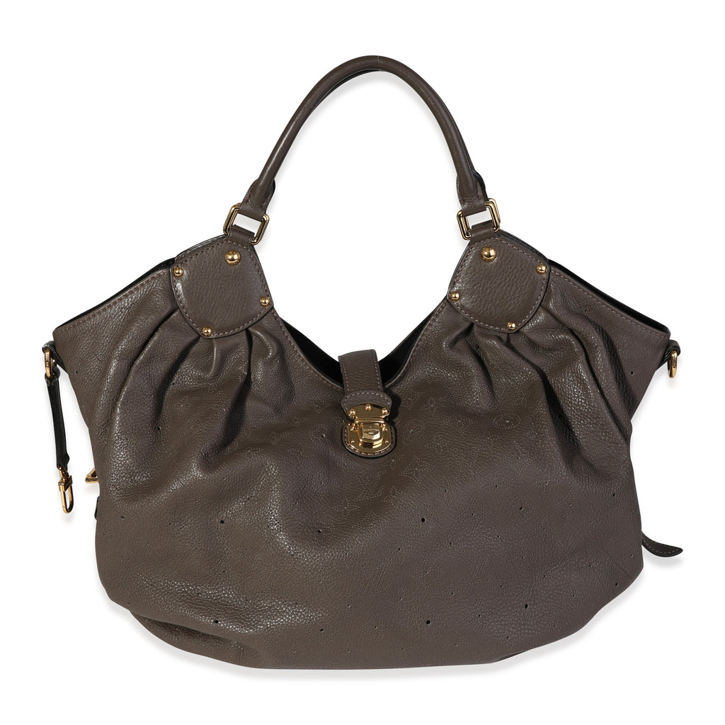 Louis Vuitton Louis Vuitton Taupe Mahina Leather XL Hobo