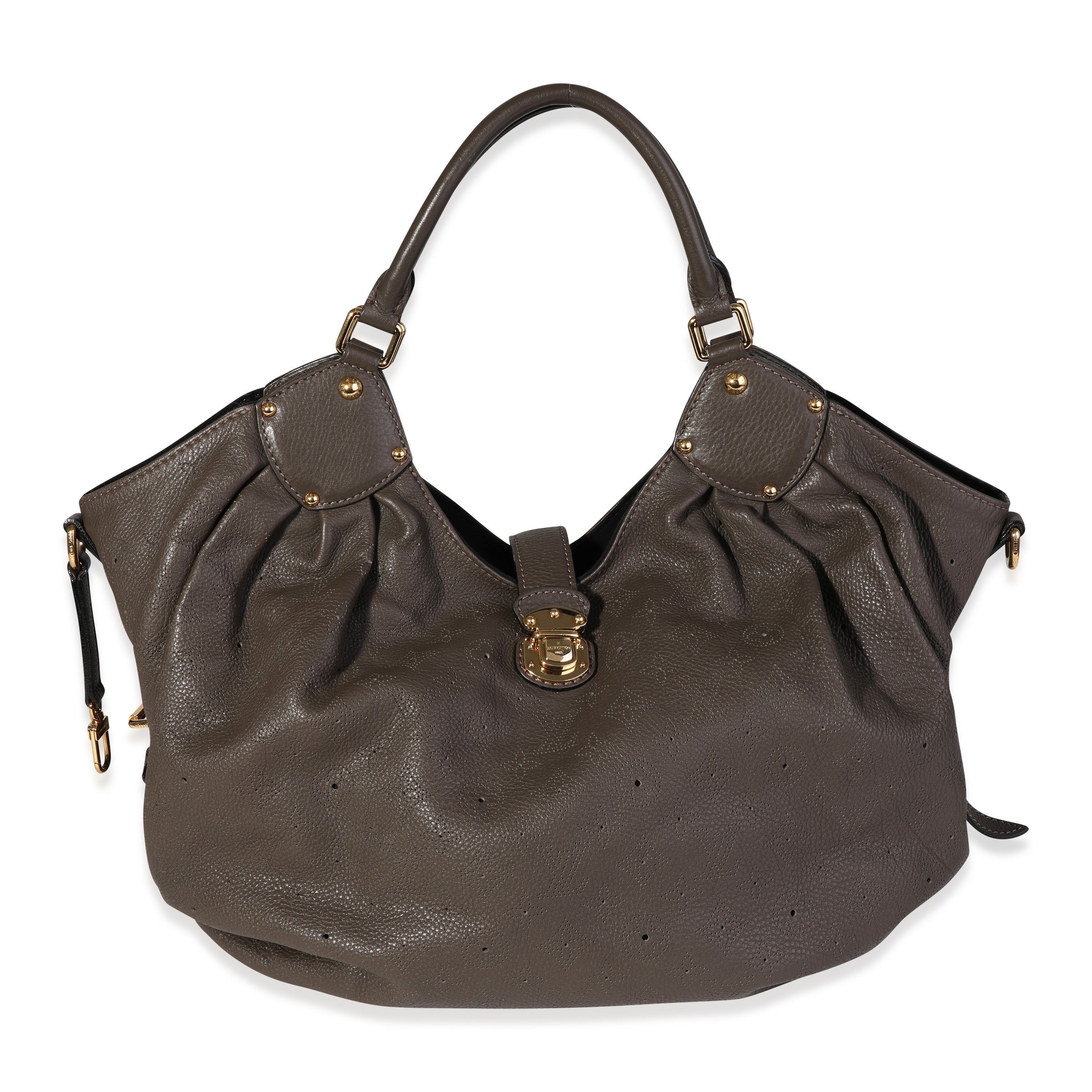 Louis Vuitton Louis Vuitton Taupe Mahina Leather XL Hobo