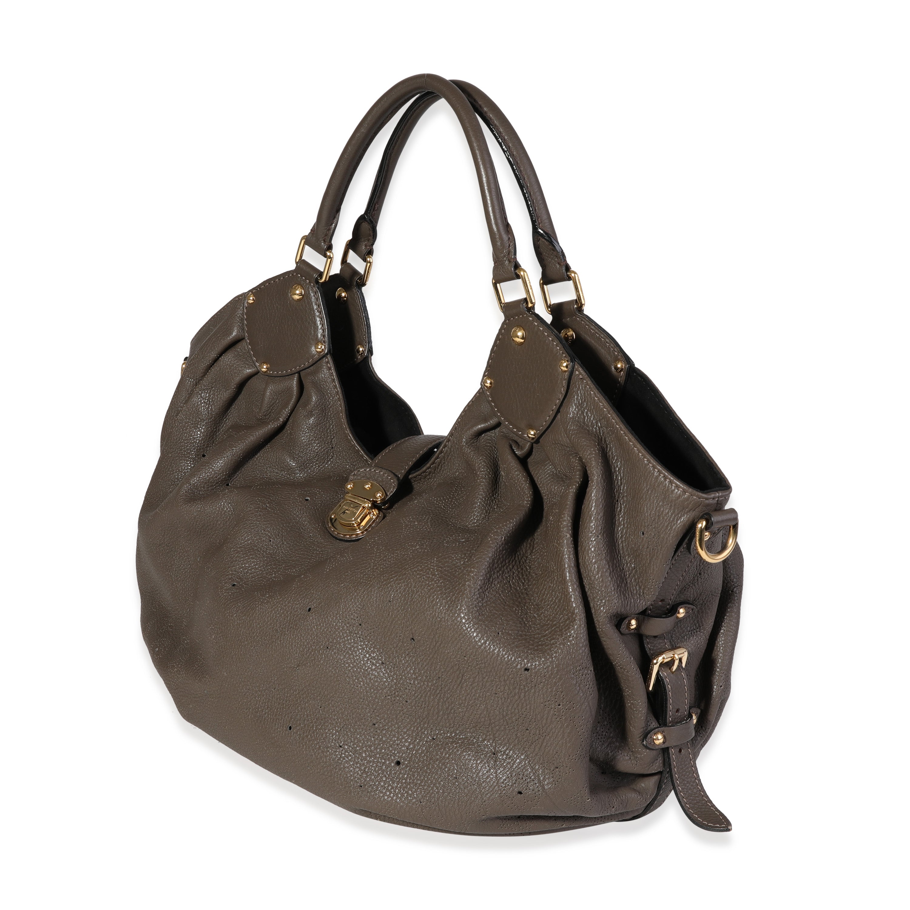 Louis Vuitton Louis Vuitton Taupe Mahina Leather XL Hobo