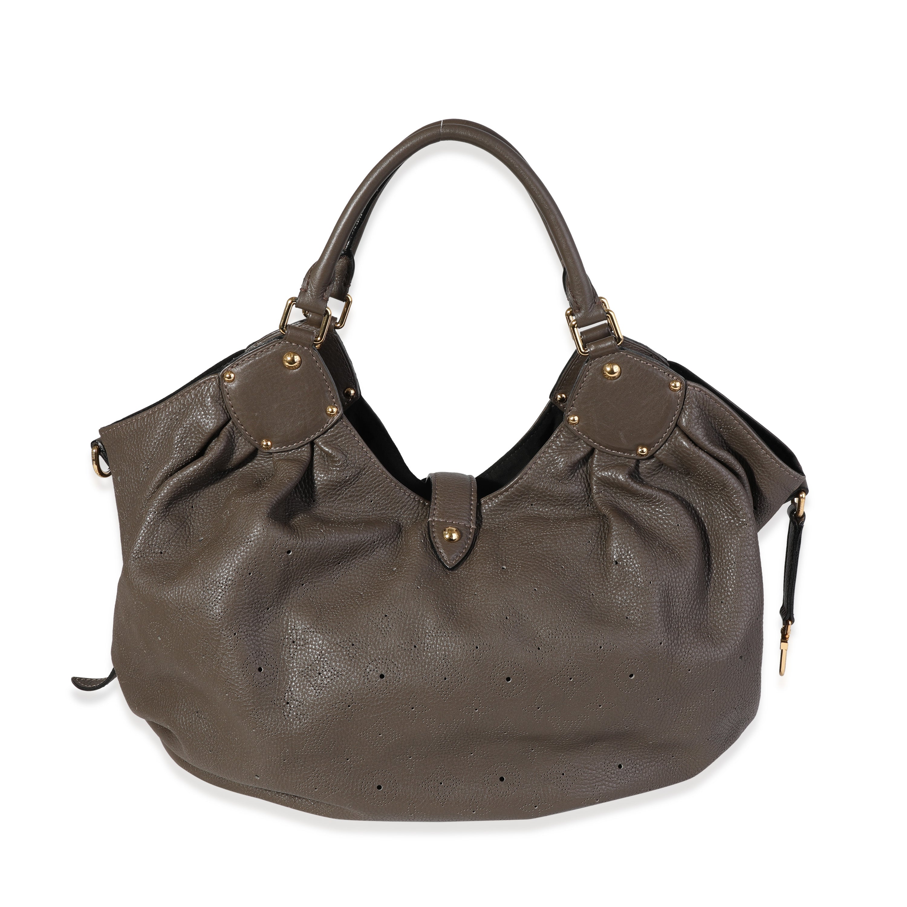Louis Vuitton Louis Vuitton Taupe Mahina Leather XL Hobo