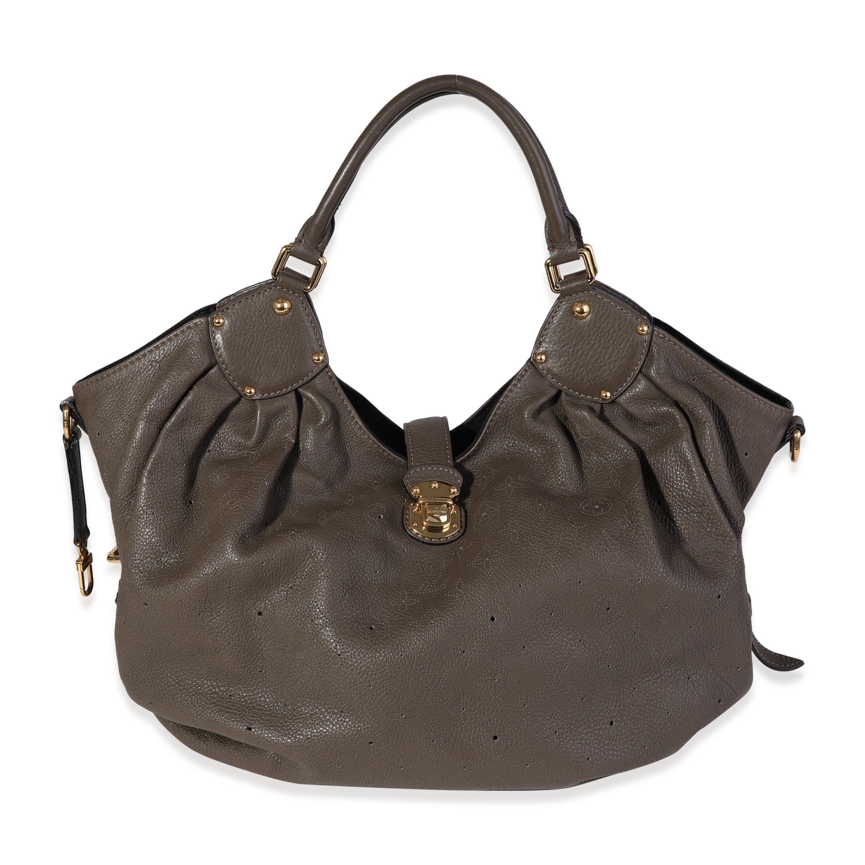 Louis Vuitton Louis Vuitton Taupe Mahina Leather XL Hobo