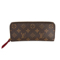 Louis Vuitton Louis Vuitton Monogram Canvas & Fuchsia Clémence Wallet