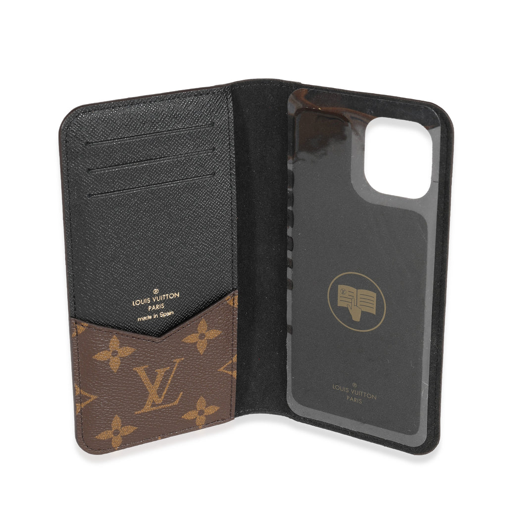Louis Vuitton Louis Vuitton Monogram Macassar iPhone 11 Folio Case