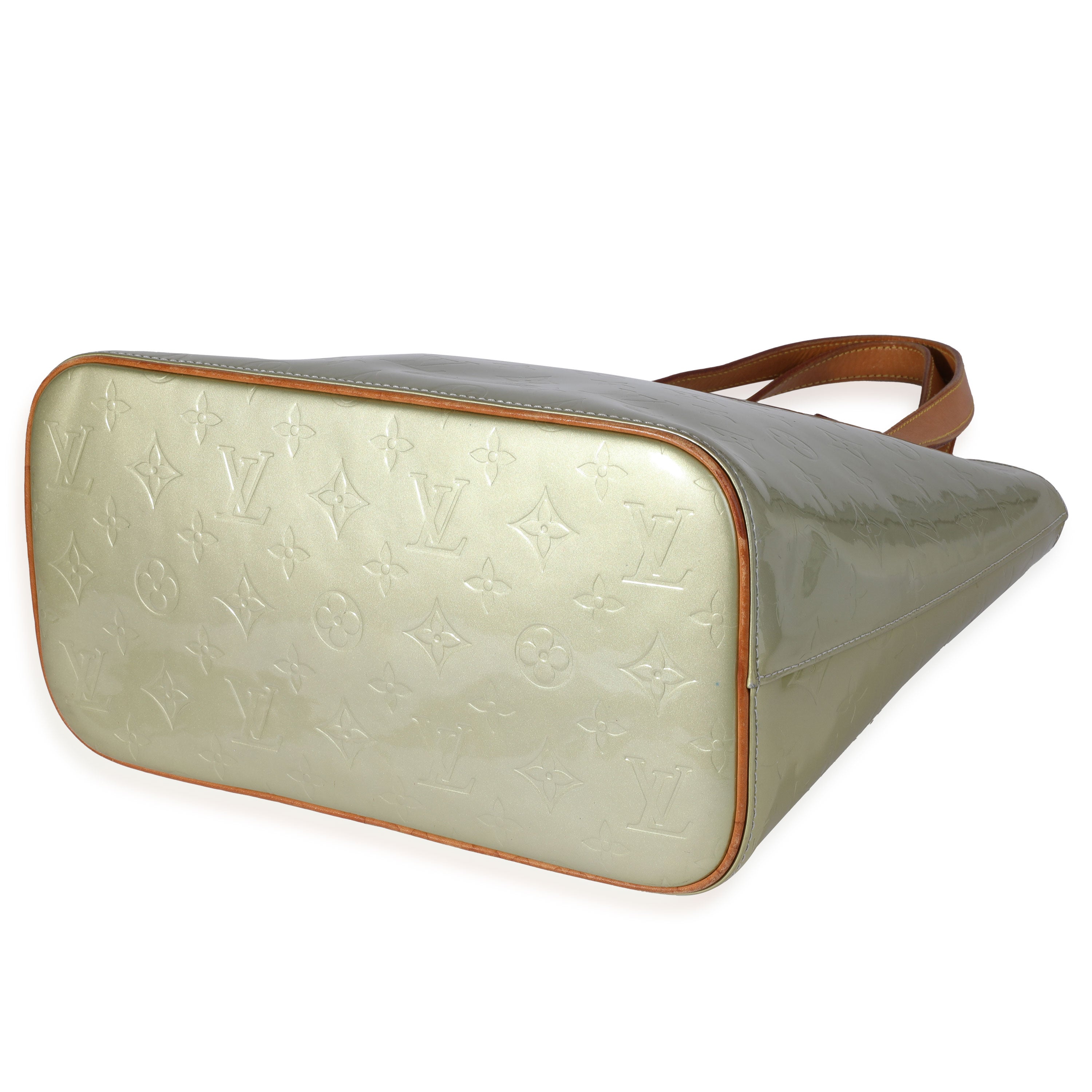 Louis Vuitton Louis Vuitton Silver Monogram Vernis Houston Tote