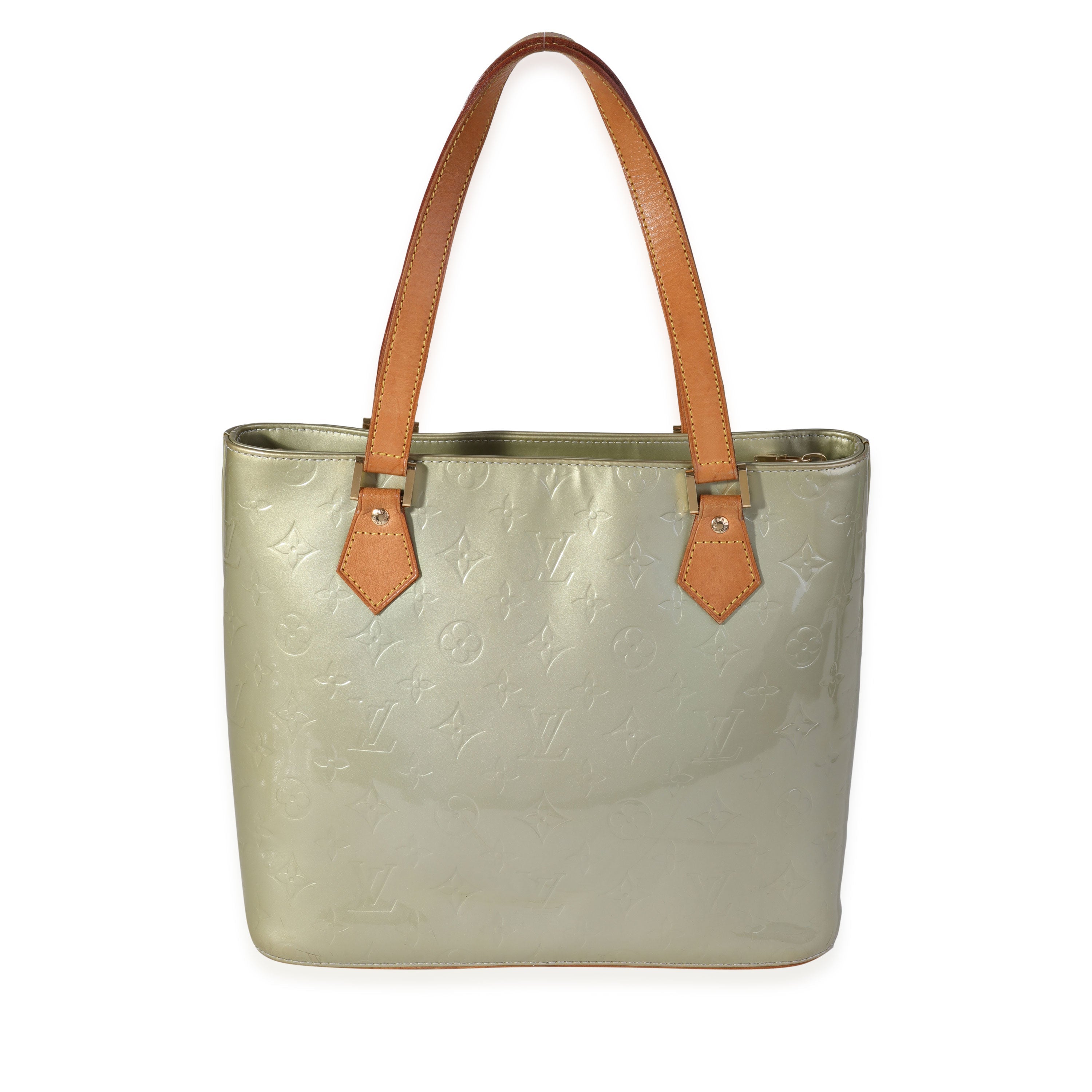 Louis Vuitton Louis Vuitton Silver Monogram Vernis Houston Tote