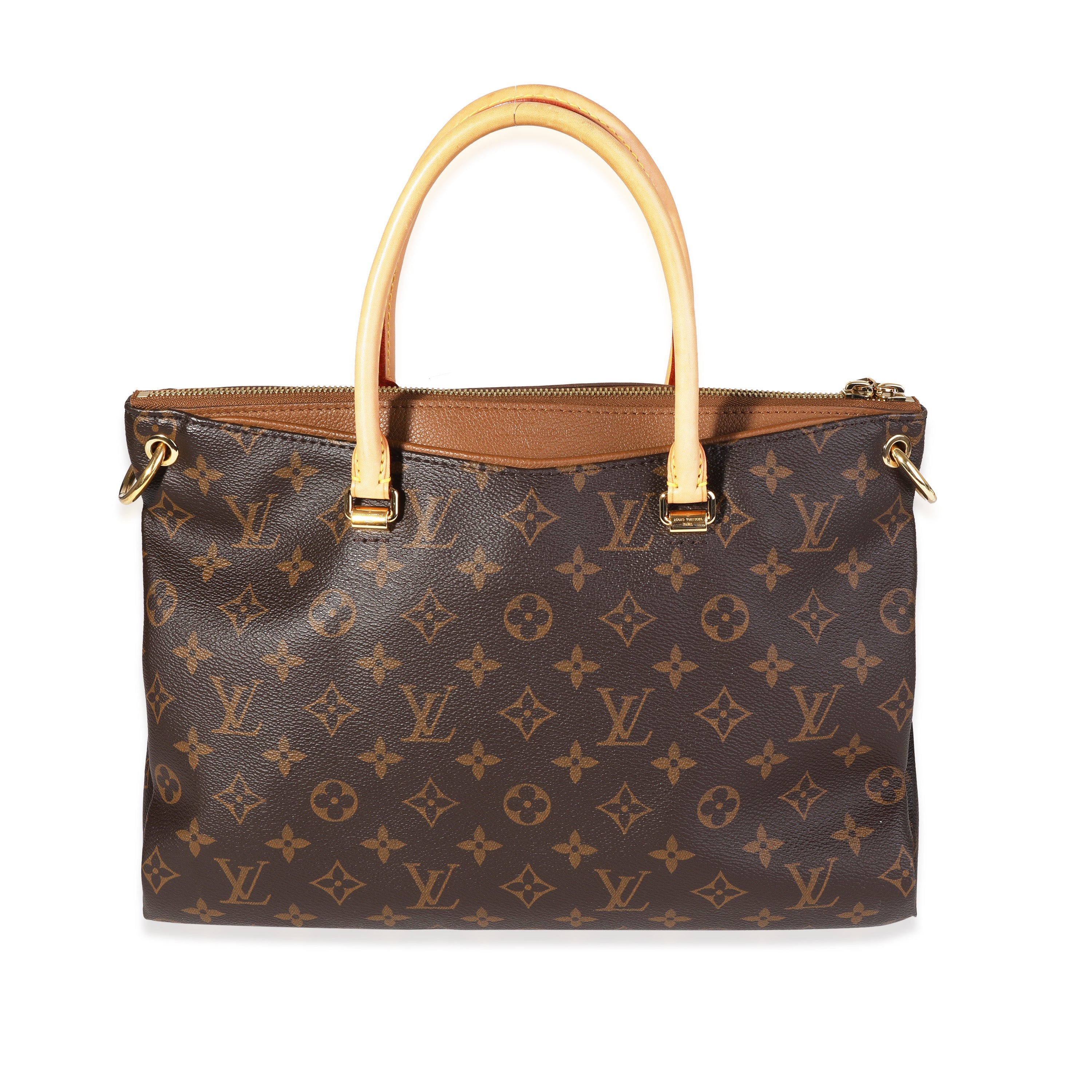 Louis Vuitton Louis Vuitton Monogram Canvas & Havane Leather Pallas MM