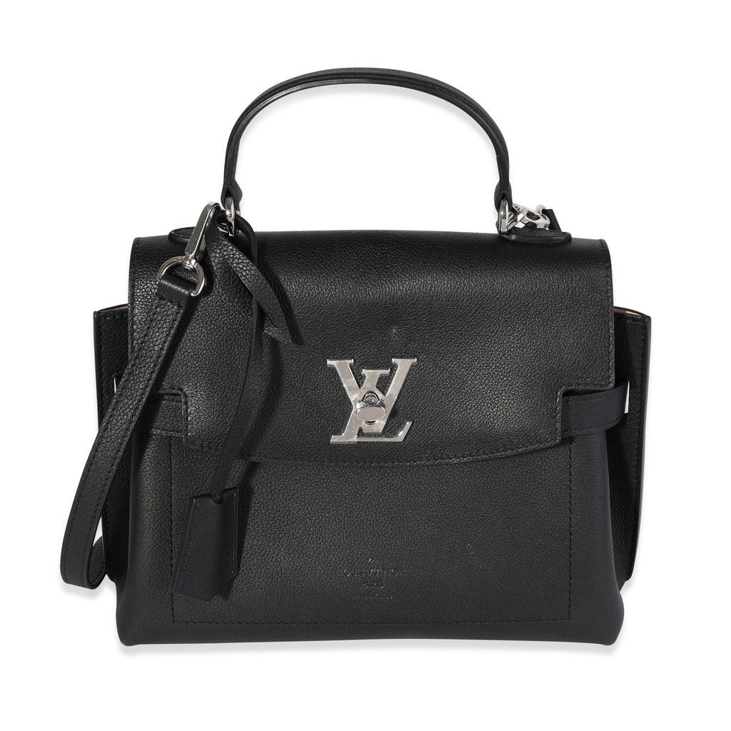 Louis Vuitton Louis Vuitton Black Soft Calfskin Lockme Ever BB