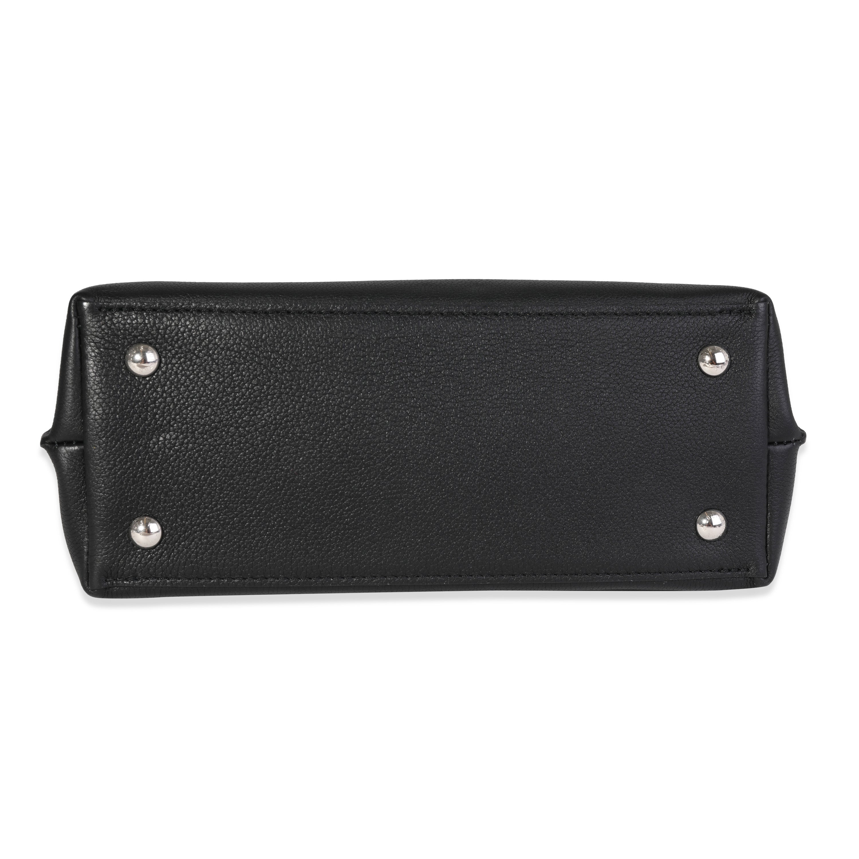 Louis Vuitton Louis Vuitton Black Soft Calfskin Lockme Ever BB