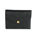 Louis Vuitton Black Monogram Empreinte Victorine Wallet