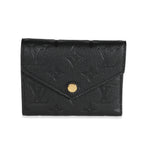 Louis Vuitton Black Monogram Empreinte Victorine Wallet