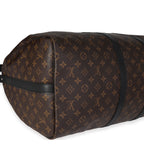 Louis Vuitton Monogram Macassar Keepall Bandoulière 55