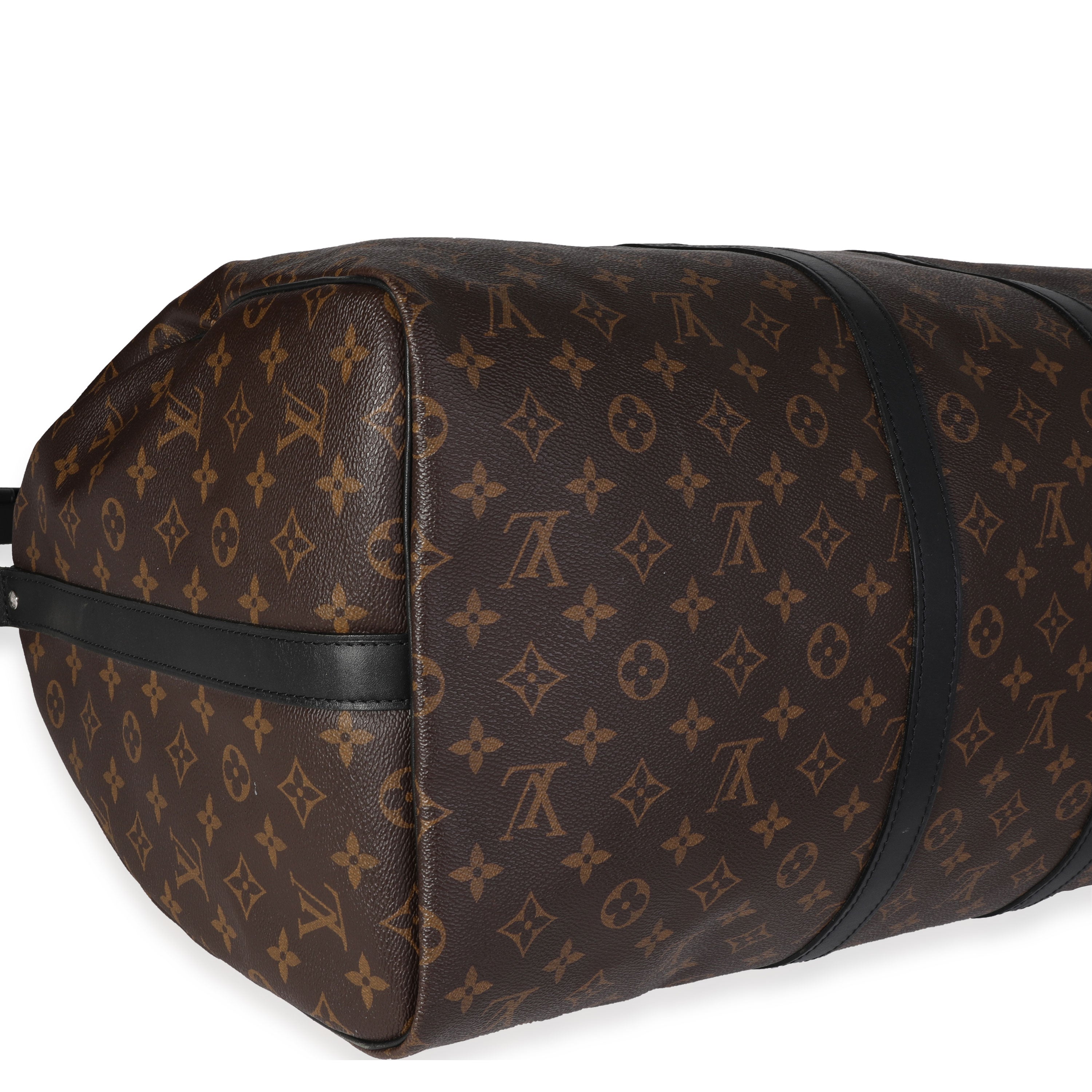 Louis Vuitton Monogram Macassar Keepall Bandoulière 55