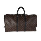 Louis Vuitton Monogram Macassar Keepall Bandoulière 55