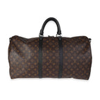 Louis Vuitton Monogram Macassar Keepall Bandoulière 55