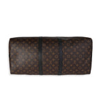 Louis Vuitton Monogram Macassar Keepall Bandoulière 55