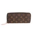 Louis Vuitton Louis Vuitton Monogram Canvas & Rose Ballerine Clémence Wallet
