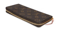 Louis Vuitton Louis Vuitton Monogram Canvas & Rose Ballerine Clémence Wallet